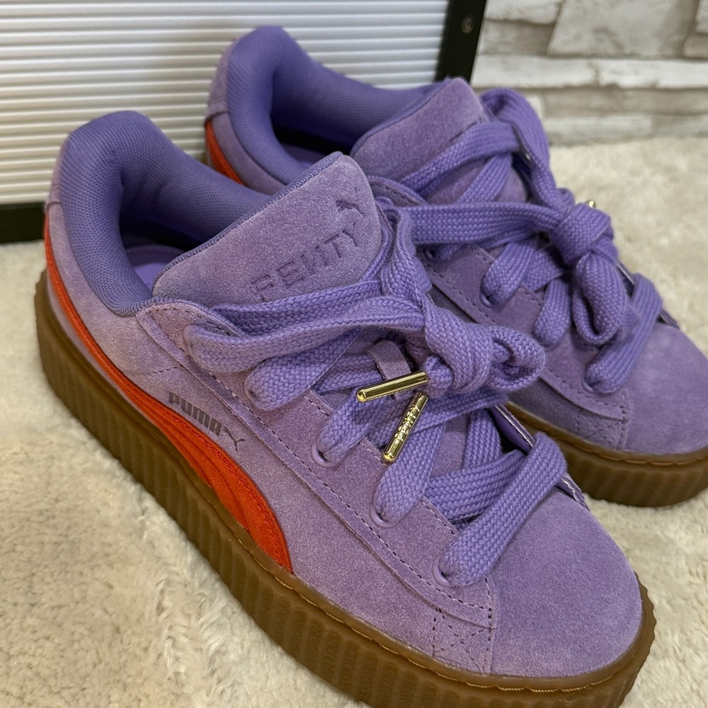 Puma Creeper Phatty Rihanna Fenty Lavender Alert Sneakers - Picture 6 of 14